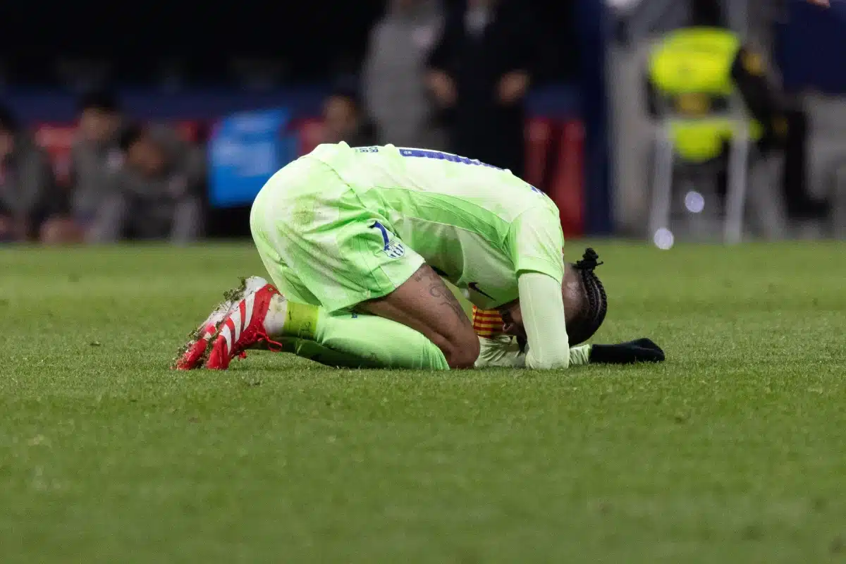 Raphinha during Atletico de Madrid and FC Barcelona at Riyadh Air Metropolitano Stadium